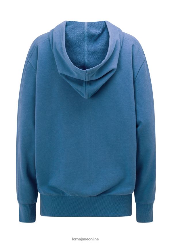 Lorna Jane LJ Athletic Terry Kapuzenpullover mit Reißverschluss ZR60X278 Bekleidung kosmischer Staub Frauen