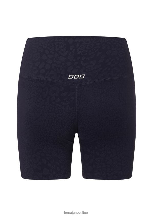 Lorna Jane LJ Cloud No Chafe Fahrradshorts ZR60X286 Bekleidung französischer Marineleopard Frauen