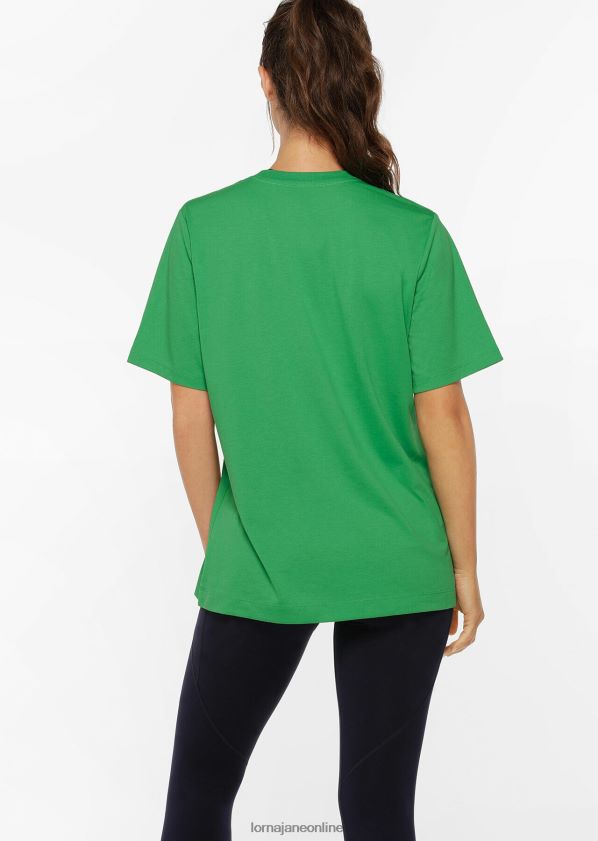 Lorna Jane LJ College entspanntes T-Shirt ZR60X128 Bekleidung Mojito Frauen