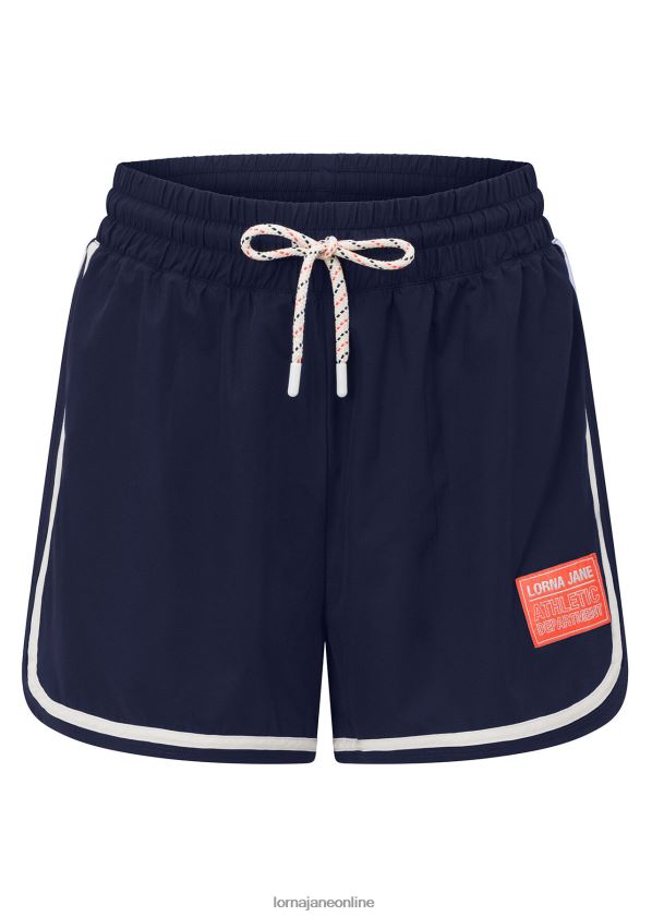 Lorna Jane LJ Retro-Sportshorts ZR60X261 Bekleidung Französische Marine Frauen