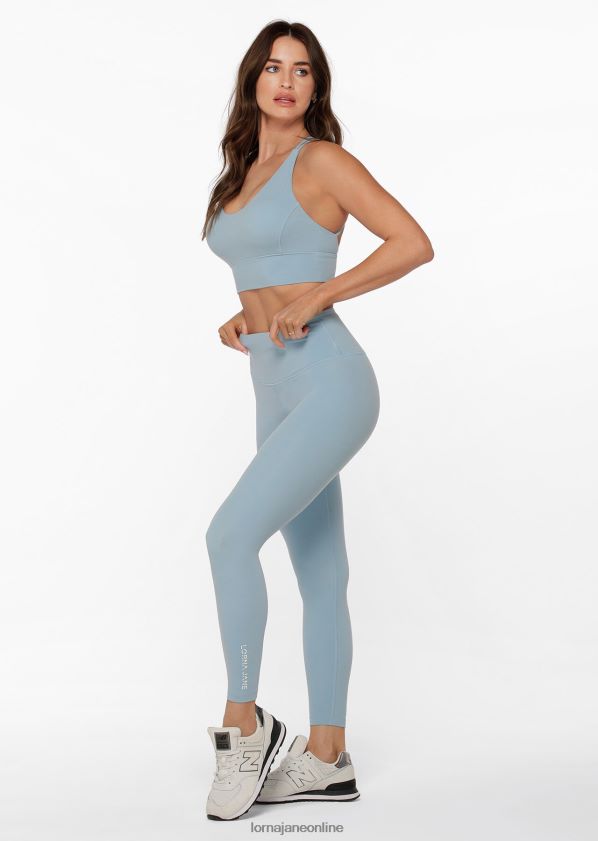 Lorna Jane Lotus-Knöchelbeißer-Leggings ZR60X485 Bekleidung Reise blau Frauen