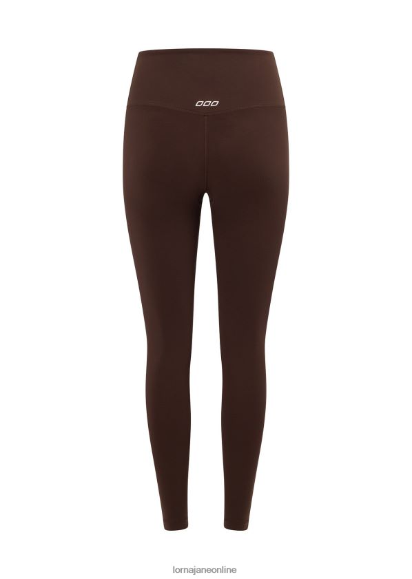 Lorna Jane Lotus-Knöchelbeißer-Leggings ohne Scheuern ZR60X134 Bekleidung Espresso Frauen