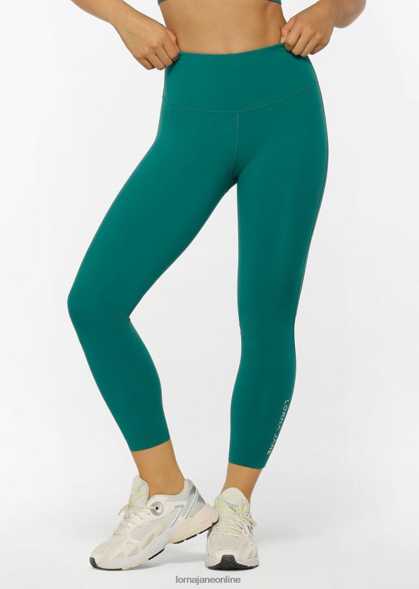 Lorna Jane Lotus-Knöchelbeißer-Leggings ohne Scheuern ZR60X171 Bekleidung dunkles Blaugrün Frauen
