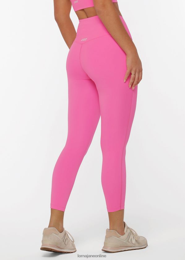 Lorna Jane Lotus-Knöchelbeißer-Leggings ohne Scheuern ZR60X402 Bekleidung Milchshake Frauen