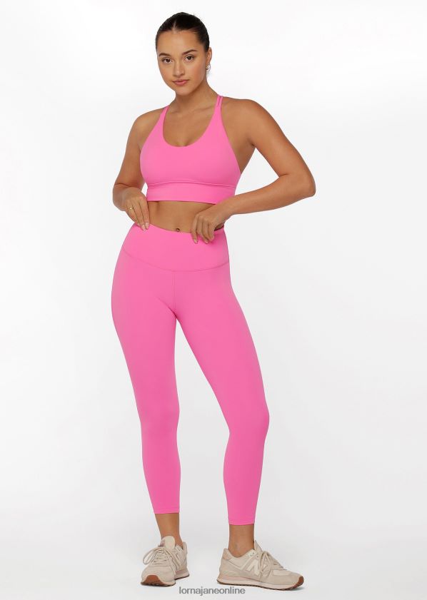 Lorna Jane Lotus-Knöchelbeißer-Leggings ohne Scheuern ZR60X402 Bekleidung Milchshake Frauen