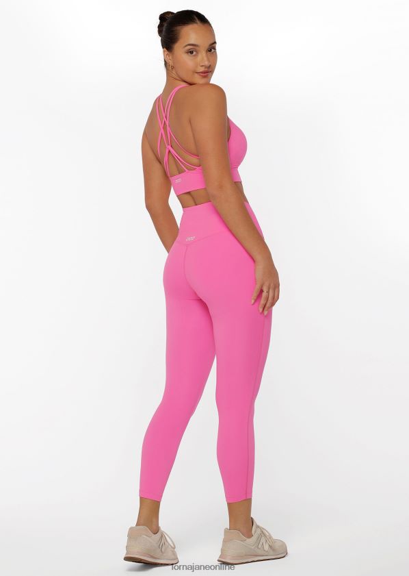 Lorna Jane Lotus-Knöchelbeißer-Leggings ohne Scheuern ZR60X402 Bekleidung Milchshake Frauen