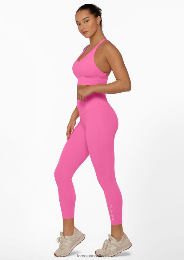 Lorna Jane Lotus-Knöchelbeißer-Leggings ohne Scheuern ZR60X402 Bekleidung Milchshake Frauen
