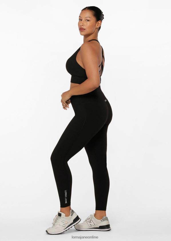 Lorna Jane Lotus-Leggings ohne Scheuern in voller Länge ZR60X458 Bekleidung Schwarz Frauen