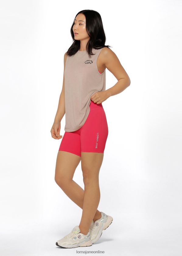 Lorna Jane Lotus-Muskel-Tank ZR60X225 Bekleidung cremefarben Frauen