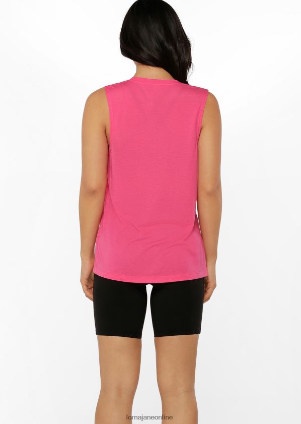 Lorna Jane Lotus-Muskel-Tank ZR60X226 Bekleidung Babyrosa Frauen