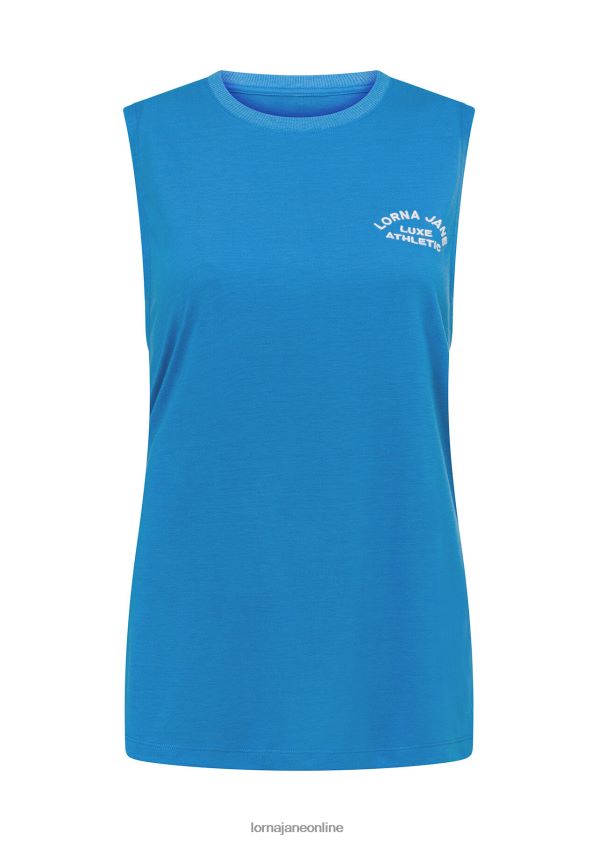 Lorna Jane Lotus-Muskel-Tank ZR60X353 Bekleidung Kornblume Frauen