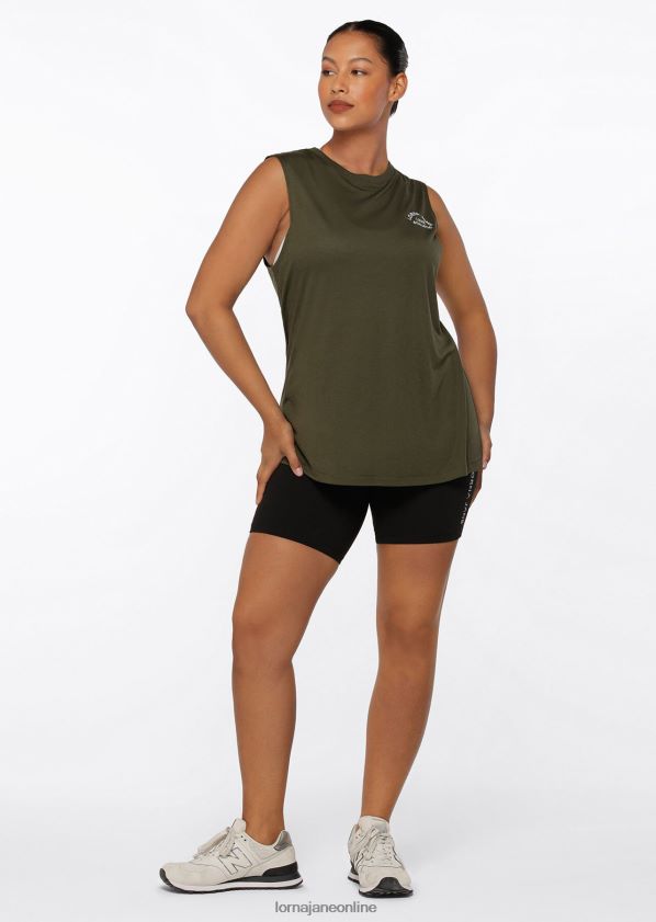 Lorna Jane Lotus-Muskel-Tank ZR60X438 Bekleidung Luxusgrün Frauen