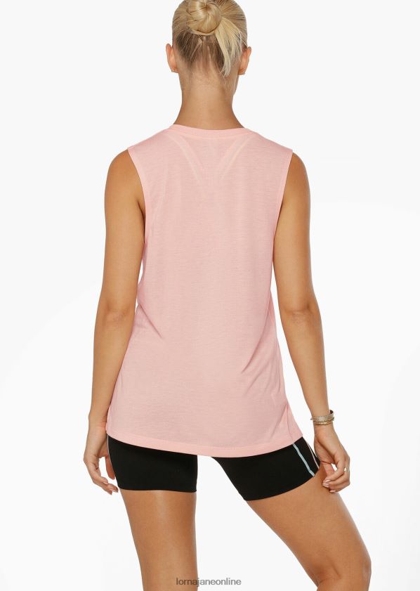 Lorna Jane Lotus-Muskel-Tank ZR60X51 Bekleidung lebendiger Pfirsich Frauen