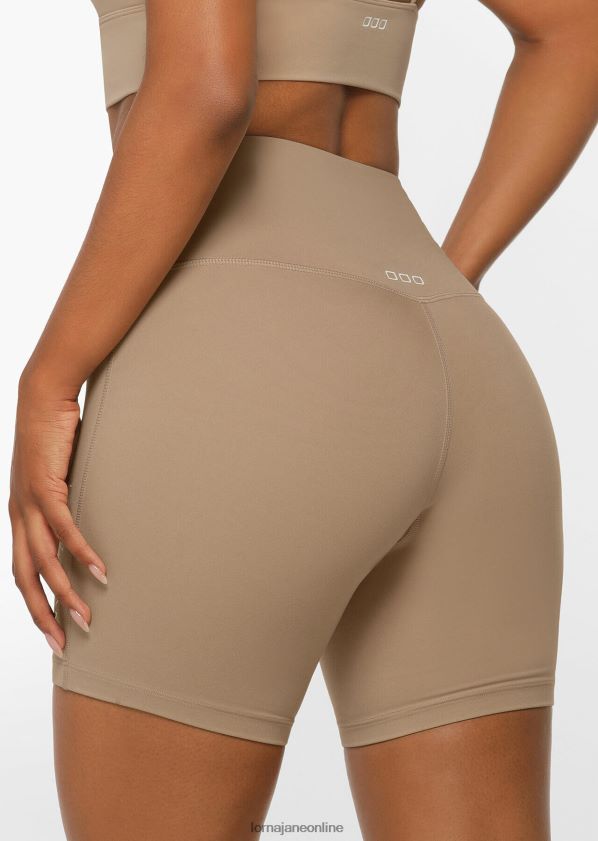 Lorna Jane Lotus No Chafe 16cm Fahrradshorts ZR60X110 Bekleidung dunkles gebrochenes Weiß Frauen