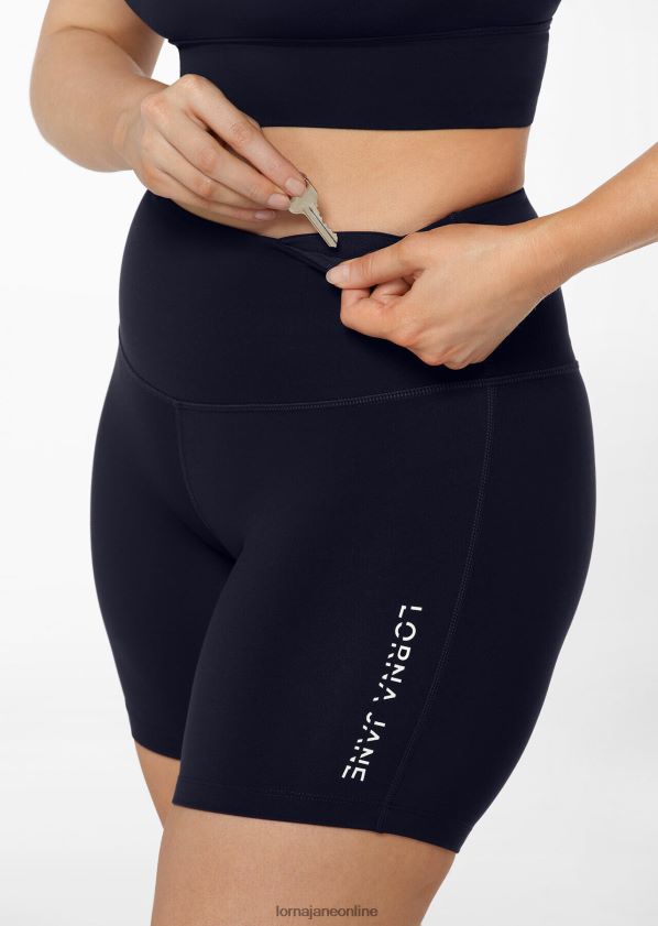 Lorna Jane Lotus No Chafe 16cm Fahrradshorts ZR60X112 Bekleidung Französische Marine Frauen