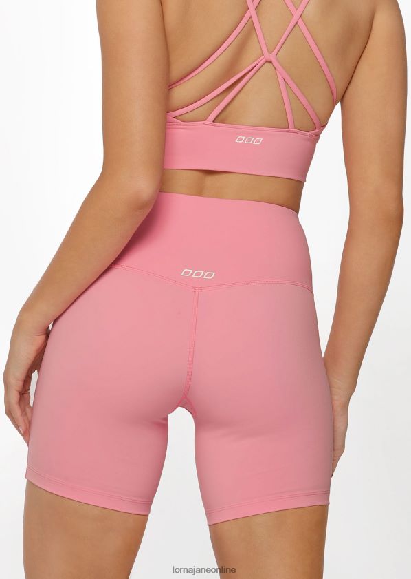 Lorna Jane Lotus No Chafe 16cm Fahrradshorts ZR60X169 Bekleidung lebendiger Kaugummi Frauen
