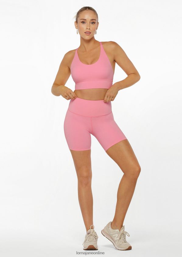 Lorna Jane Lotus No Chafe 16cm Fahrradshorts ZR60X169 Bekleidung lebendiger Kaugummi Frauen