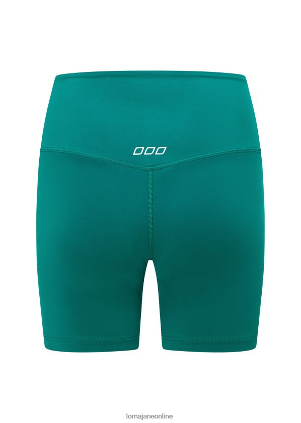 Lorna Jane Lotus No Chafe 16cm Fahrradshorts ZR60X170 Bekleidung dunkles Blaugrün Frauen