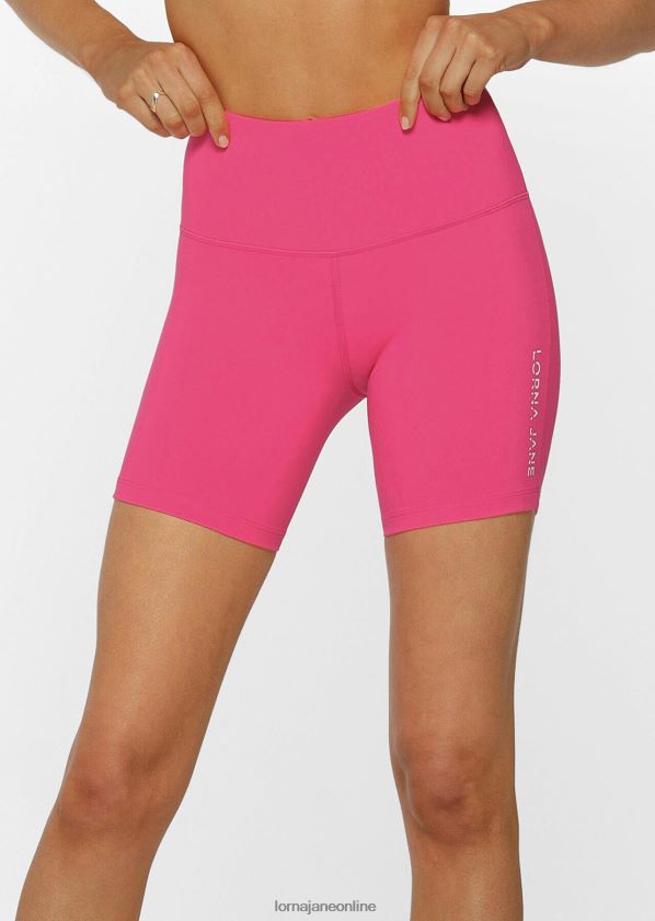 Lorna Jane Lotus No Chafe 16cm Fahrradshorts ZR60X366 Bekleidung Babyrosa Frauen