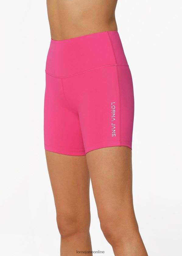 Lorna Jane Lotus No Chafe 16cm Fahrradshorts ZR60X366 Bekleidung Babyrosa Frauen