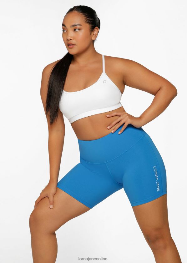 Lorna Jane Lotus No Chafe 16cm Fahrradshorts ZR60X367 Bekleidung Kornblume Frauen