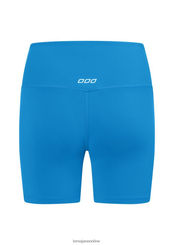 Lorna Jane Lotus No Chafe 16cm Fahrradshorts ZR60X367 Bekleidung Kornblume Frauen