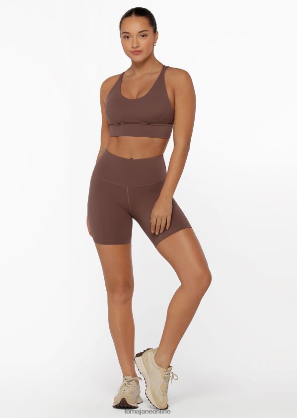 Lorna Jane Lotus No Chafe 16cm Fahrradshorts ZR60X398 Bekleidung Stein Frauen