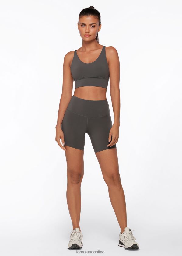 Lorna Jane Lotus No Chafe 16cm Fahrradshorts ZR60X433 Bekleidung Titan Frauen
