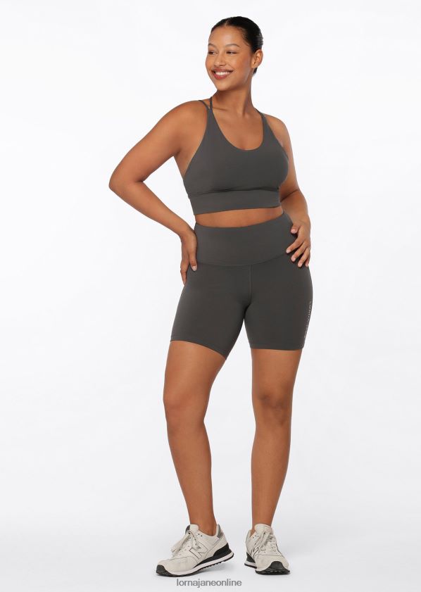 Lorna Jane Lotus No Chafe 16cm Fahrradshorts ZR60X433 Bekleidung Titan Frauen