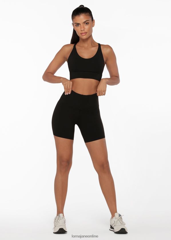 Lorna Jane Lotus No Chafe 62\ Fahrradshorts ZR60X471 Bekleidung Schwarz Frauen
