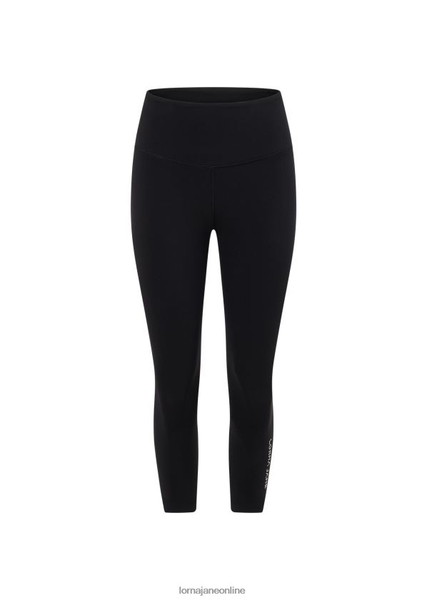 Lorna Jane Lotus No Chafe 7/8-Leggings ZR60X460 Bekleidung Schwarz Frauen