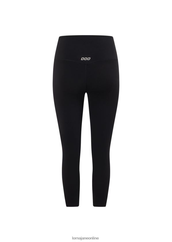 Lorna Jane Lotus No Chafe 7/8-Leggings ZR60X460 Bekleidung Schwarz Frauen