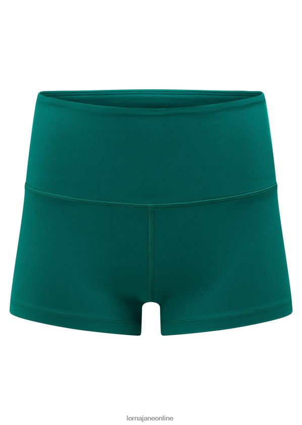 Lorna Jane Lotus No Chafe 7cm Fahrradshorts ZR60X192 Bekleidung dunkles Blaugrün Frauen