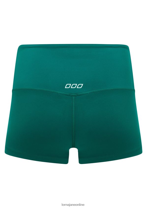 Lorna Jane Lotus No Chafe 7cm Fahrradshorts ZR60X192 Bekleidung dunkles Blaugrün Frauen