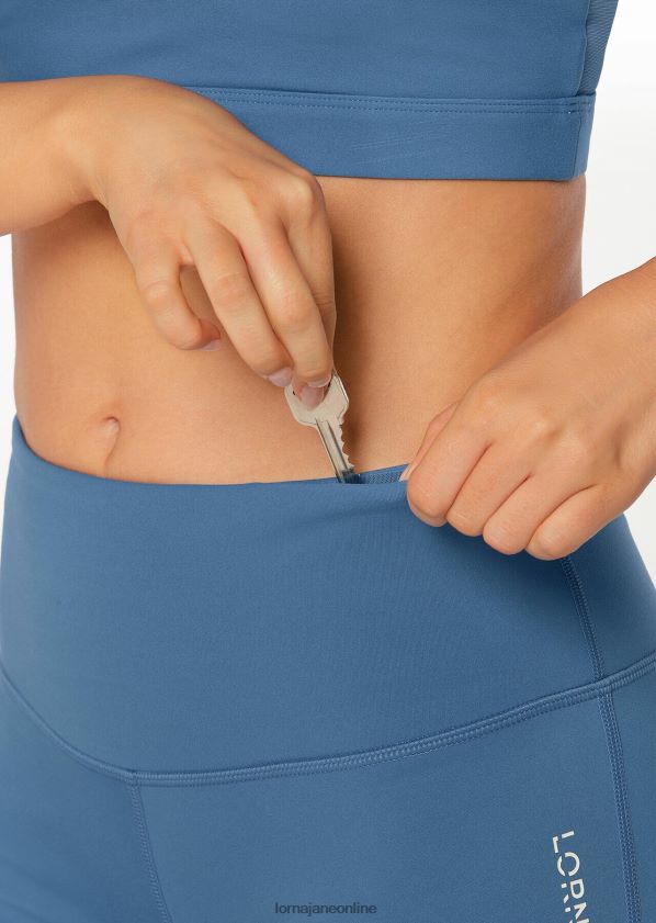 Lorna Jane Lotus No Chafe 7cm Fahrradshorts ZR60X265 Bekleidung kosmischer Staub Frauen