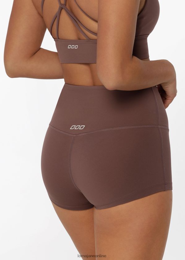 Lorna Jane Lotus No Chafe 7cm Fahrradshorts ZR60X401 Bekleidung Stein Frauen