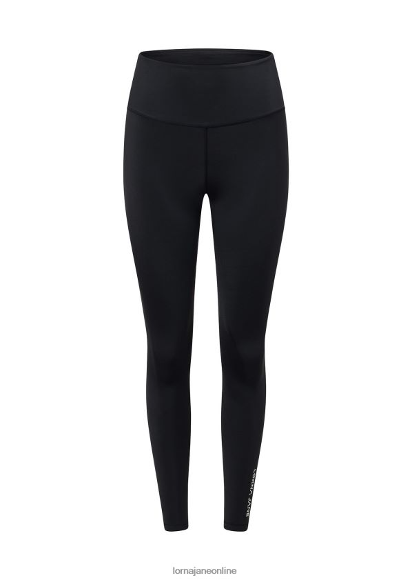 Lorna Jane Lotus No Chafe Cool Touch Ankle Biter Leggings ZR60X213 Bekleidung Schwarz Frauen