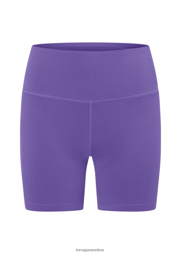 Lorna Jane Lotus No Chafe Cool Touch Fahrradshorts ZR60X183 Bekleidung Ultraviolett Frauen