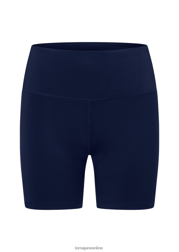 Lorna Jane Lotus No Chafe Cool Touch Fahrradshorts ZR60X184 Bekleidung Französische Marine Frauen