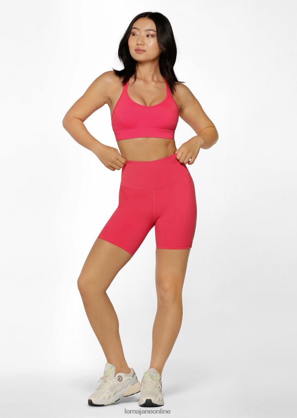 Lorna Jane Lotus No Chafe Cool Touch Fahrradshorts ZR60X202 Bekleidung Neon-Himbeere Frauen