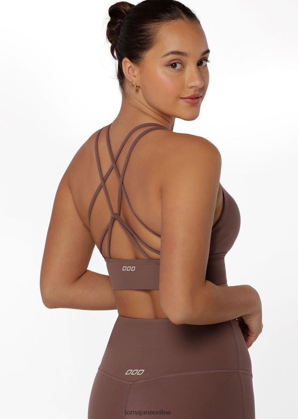 Lorna Jane Lotus-Sport-BH ZR60X399 Bekleidung Stein Frauen
