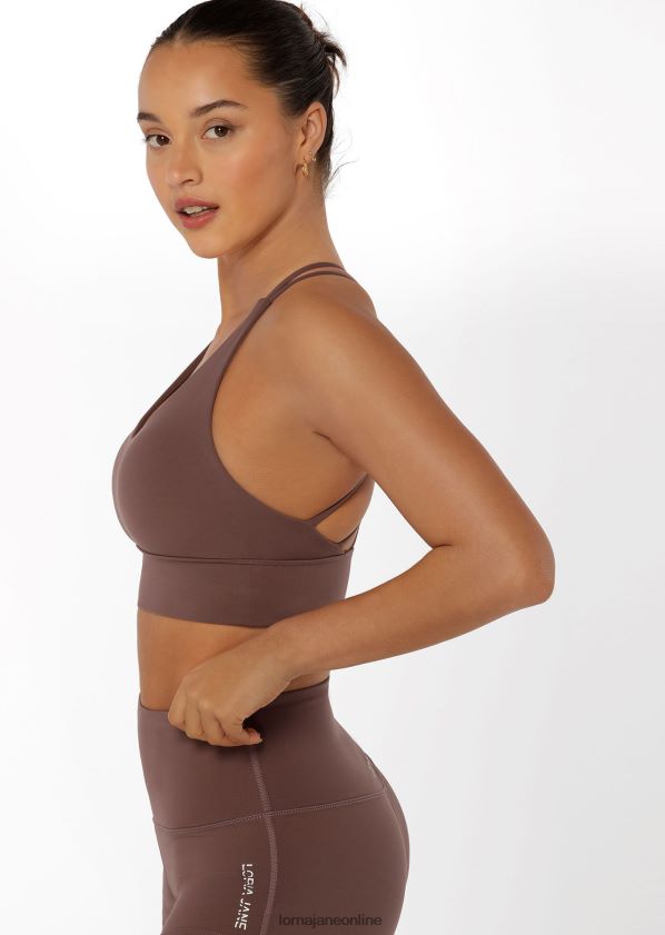 Lorna Jane Lotus-Sport-BH ZR60X399 Bekleidung Stein Frauen
