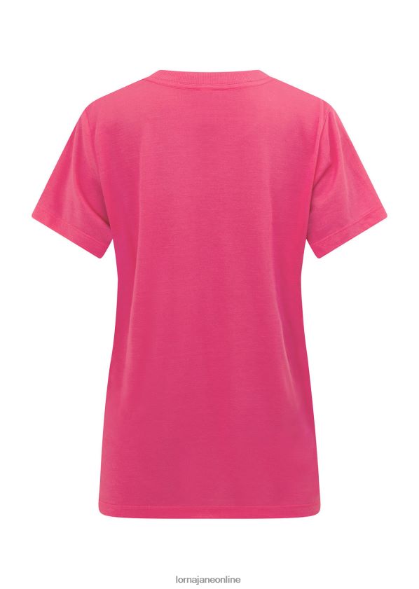 Lorna Jane Lotus-T-Shirt ZR60X397 Bekleidung Babyrosa Frauen