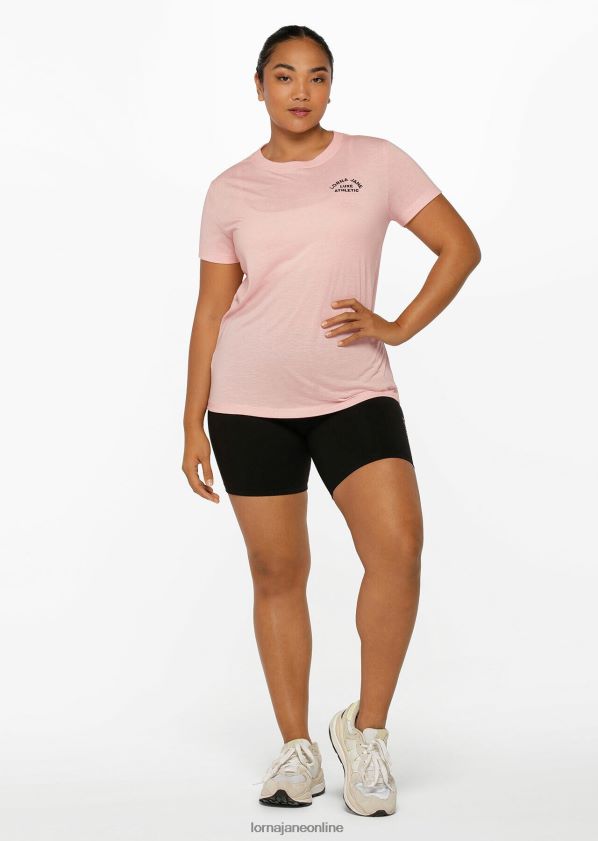 Lorna Jane Lotus-T-Shirt ZR60X454 Bekleidung Pfingstrose Frauen