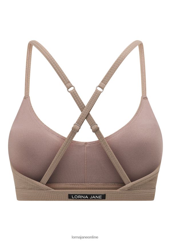 Lorna Jane Lounge-Waffel-Bralette ZR60X233 Bekleidung Knochen Frauen