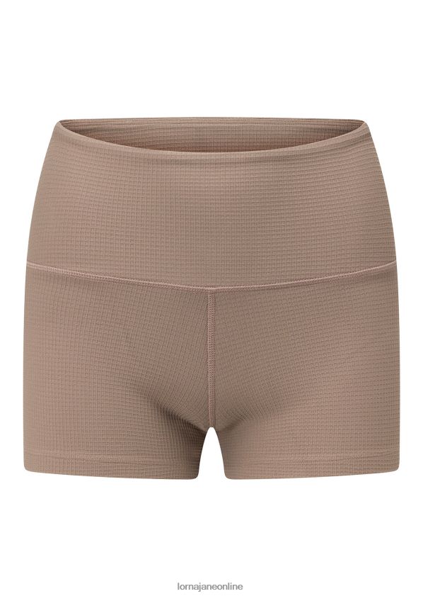 Lorna Jane Lounge Waffel freche Shorts ZR60X245 Bekleidung Knochen Frauen