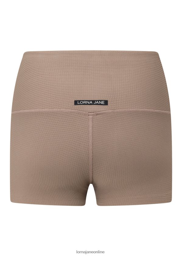 Lorna Jane Lounge Waffel freche Shorts ZR60X245 Bekleidung Knochen Frauen