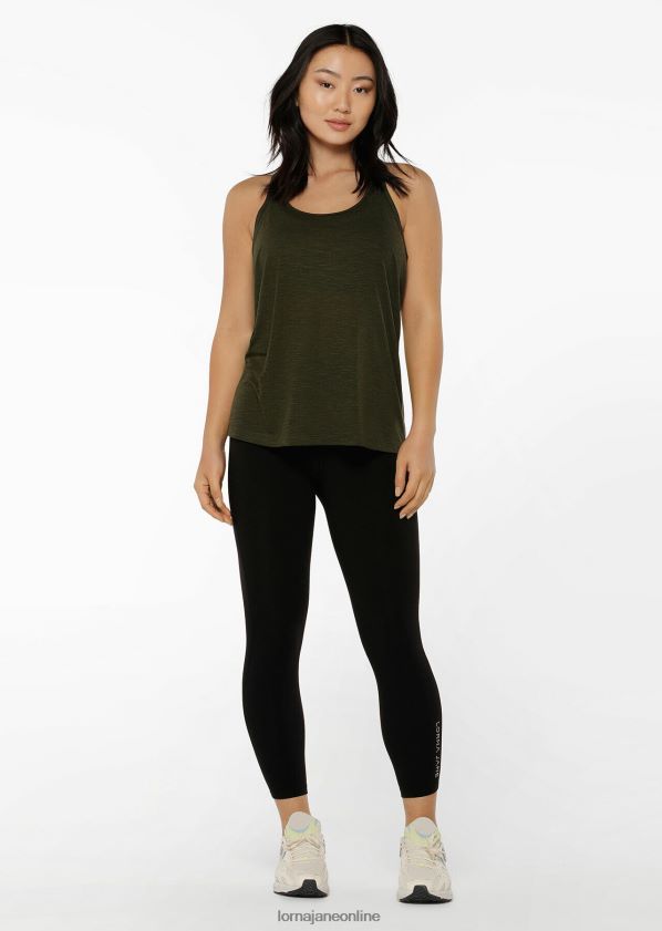 Lorna Jane Lässiges Fitness-Tanktop ZR60X198 Bekleidung Luxusgrün Frauen