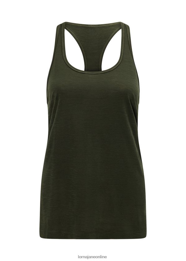 Lorna Jane Lässiges Fitness-Tanktop ZR60X198 Bekleidung Luxusgrün Frauen