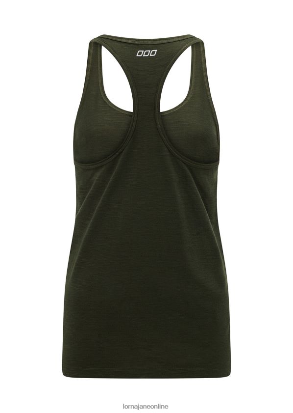Lorna Jane Lässiges Fitness-Tanktop ZR60X198 Bekleidung Luxusgrün Frauen